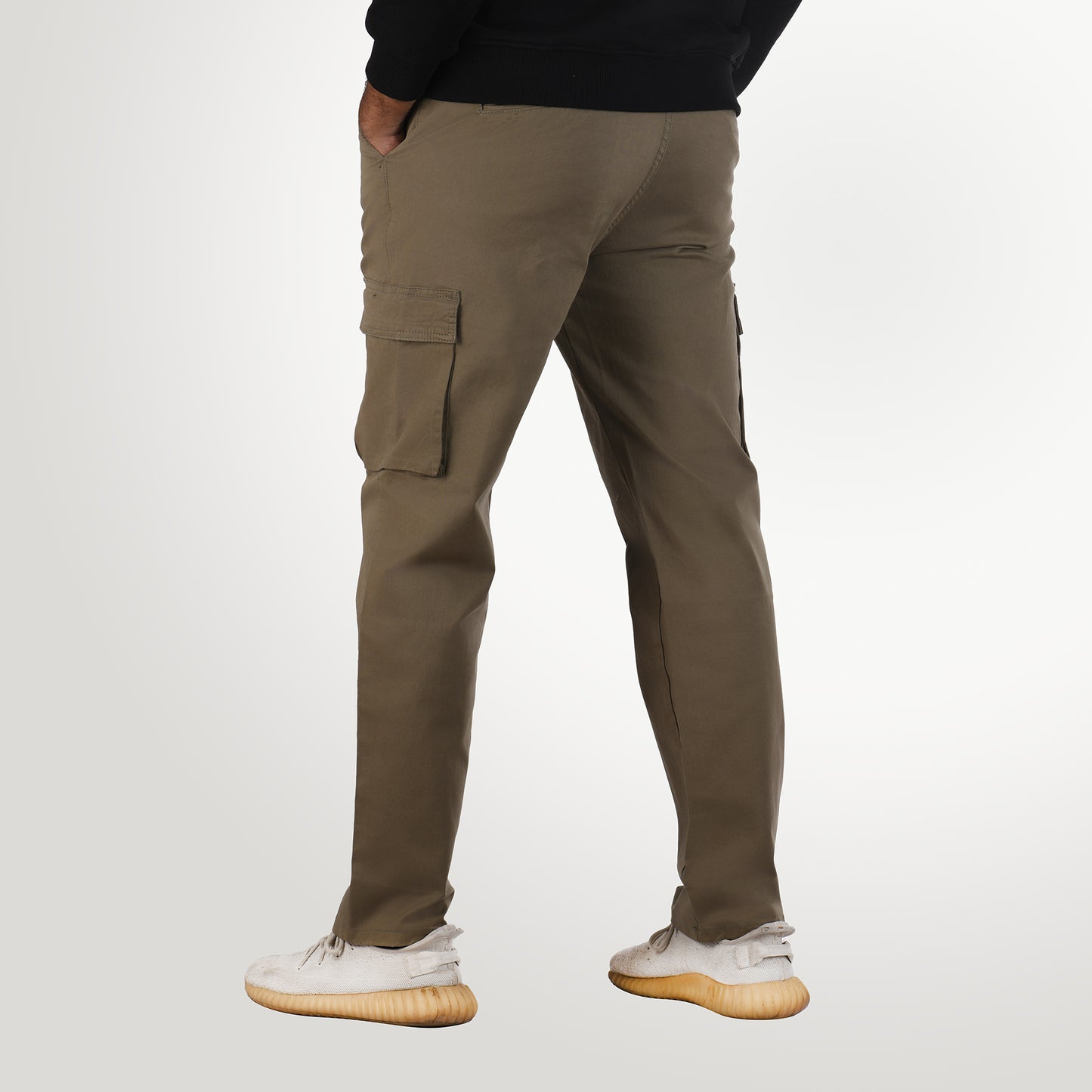 Men Pants Baggy Gabardine (Olive)