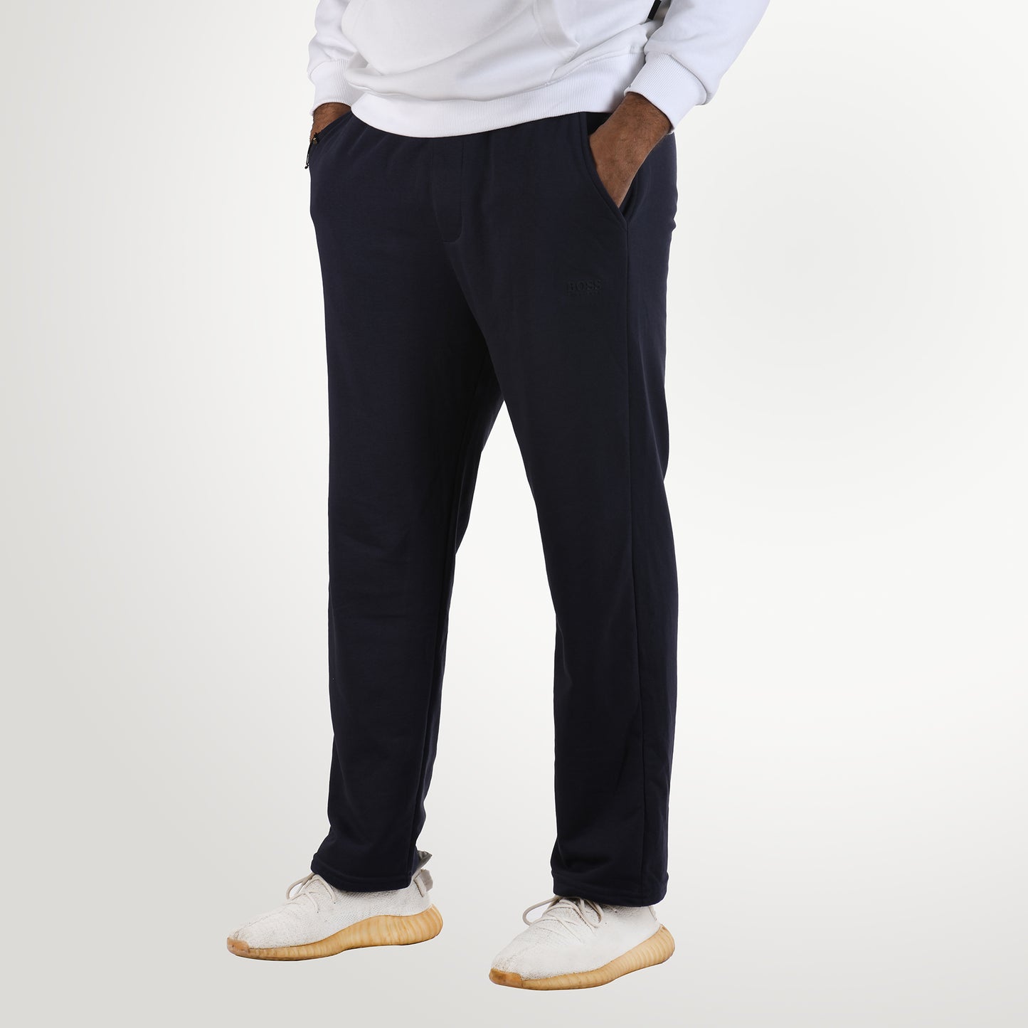 Men Pant Cotton Relaxed Fit (Blue)