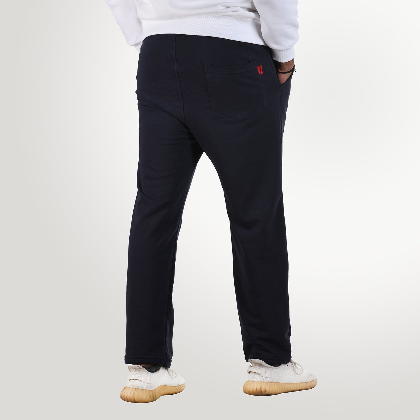 Men Pant Cotton Relaxed Fit (Blue)