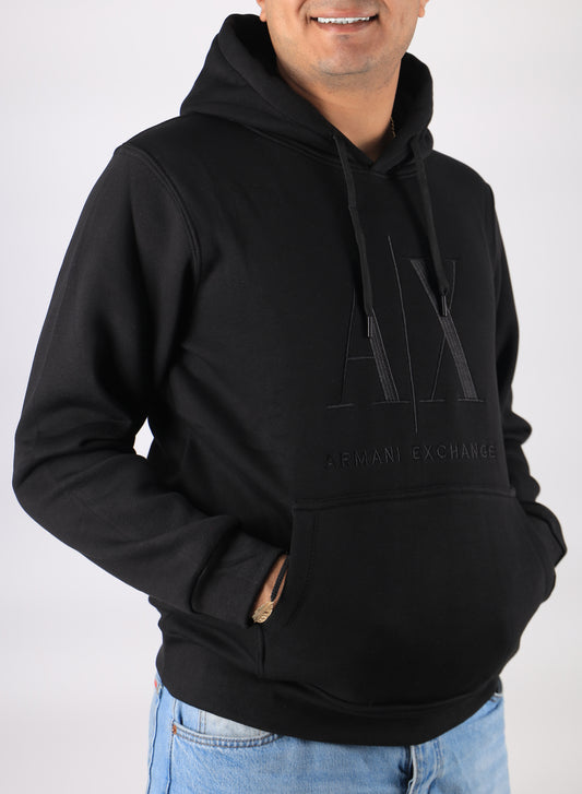 Men Hoodies A/X Melton - Black