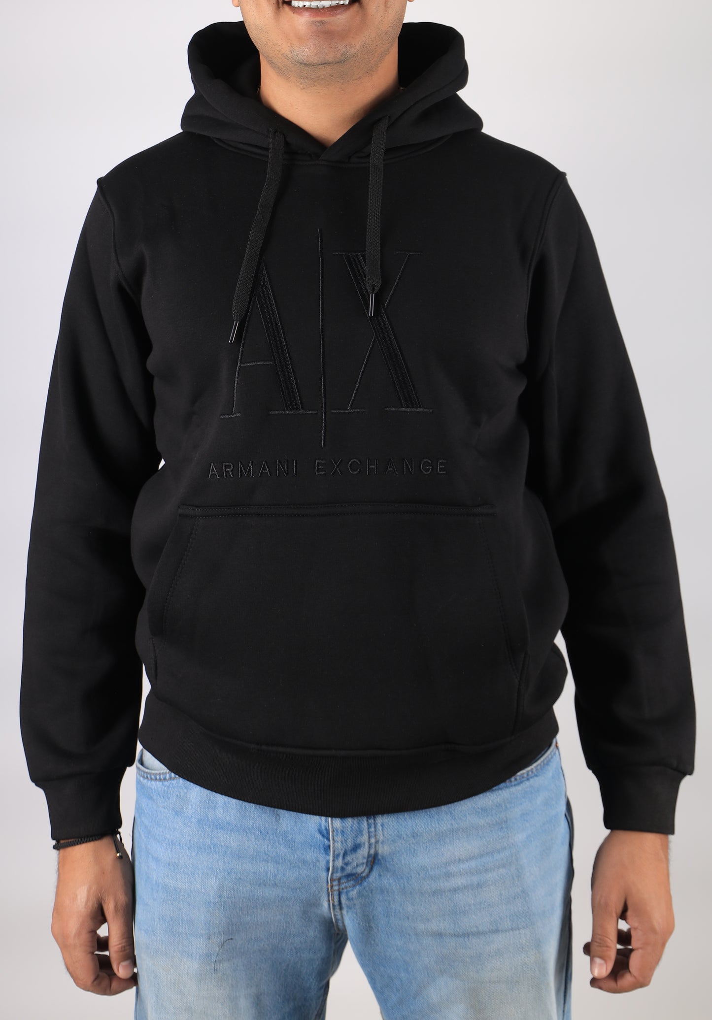 Men Hoodies A/X Melton - Black