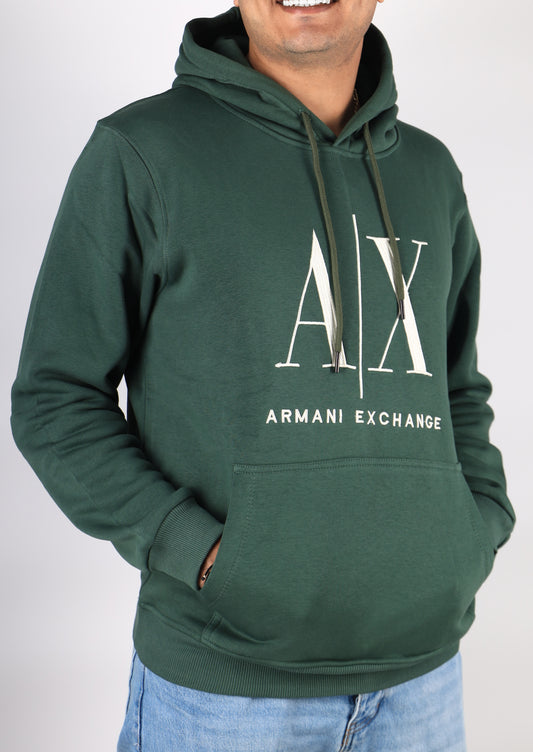 Men Hoodies A/X Melton - Green