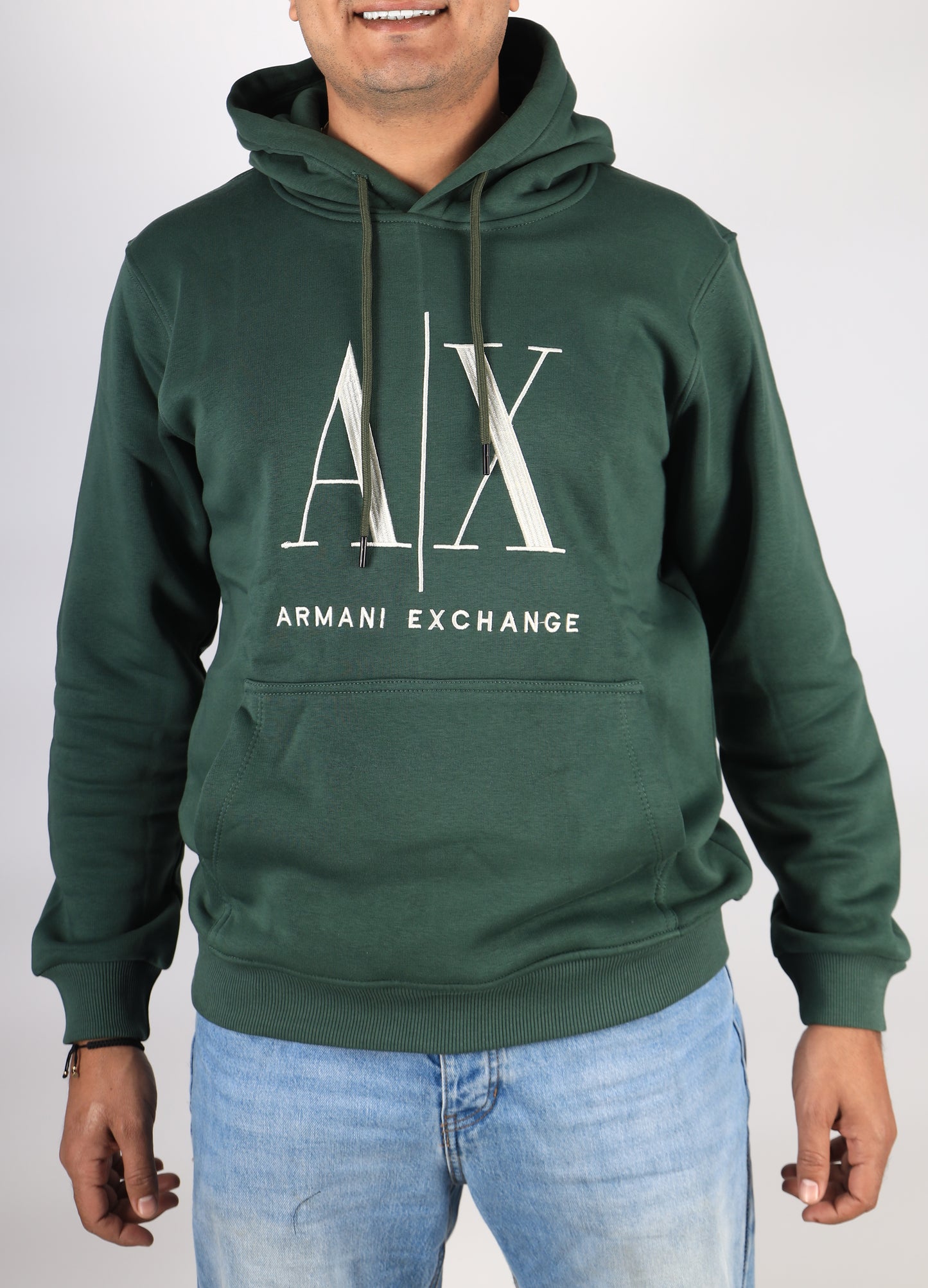 Men Hoodies A/X Melton - Green