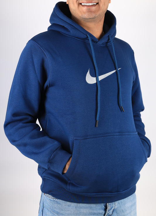 Men Hoodies Nike Melton - Petroleum