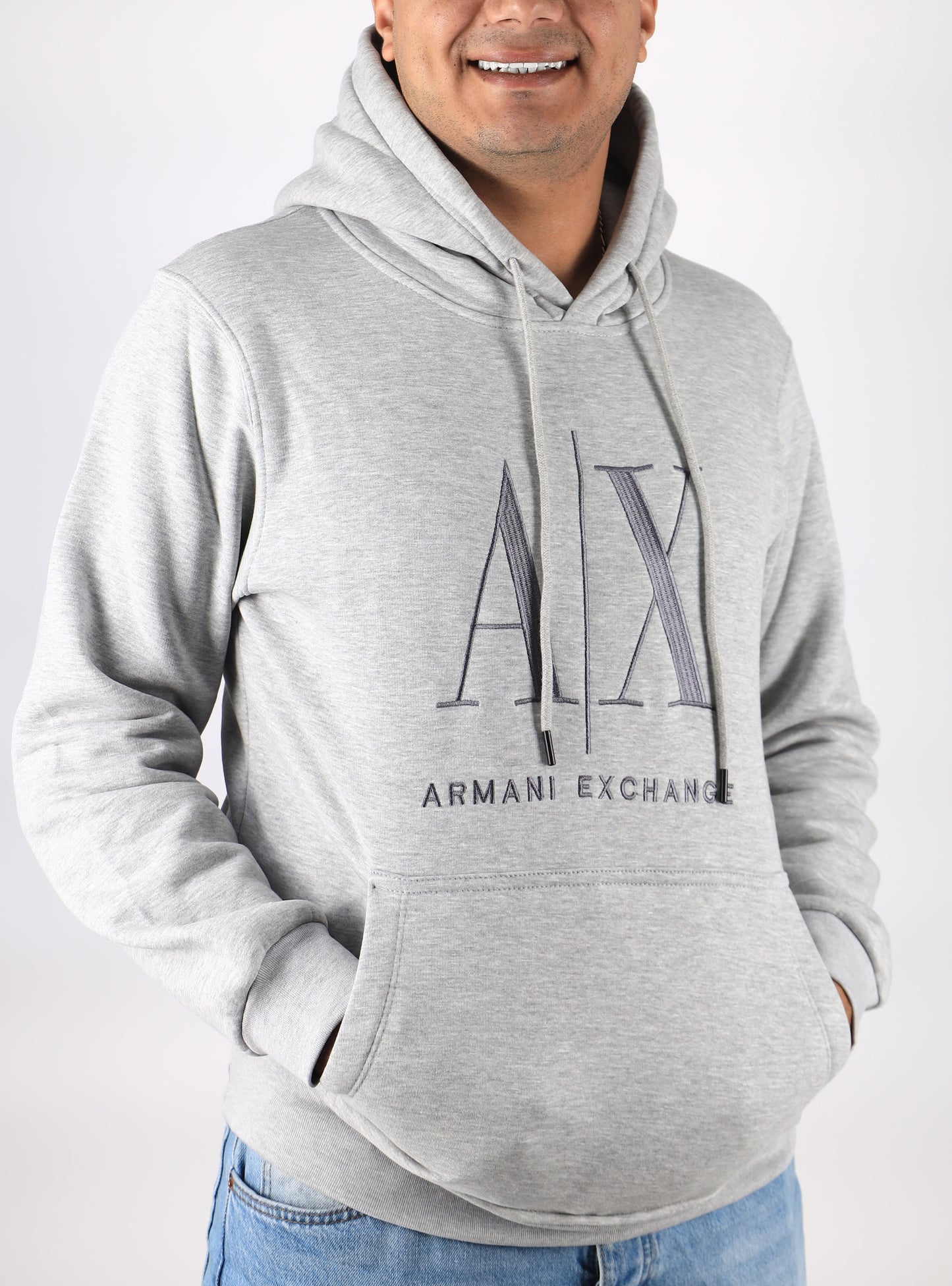 Men Hoodies A/X Melton - Gray