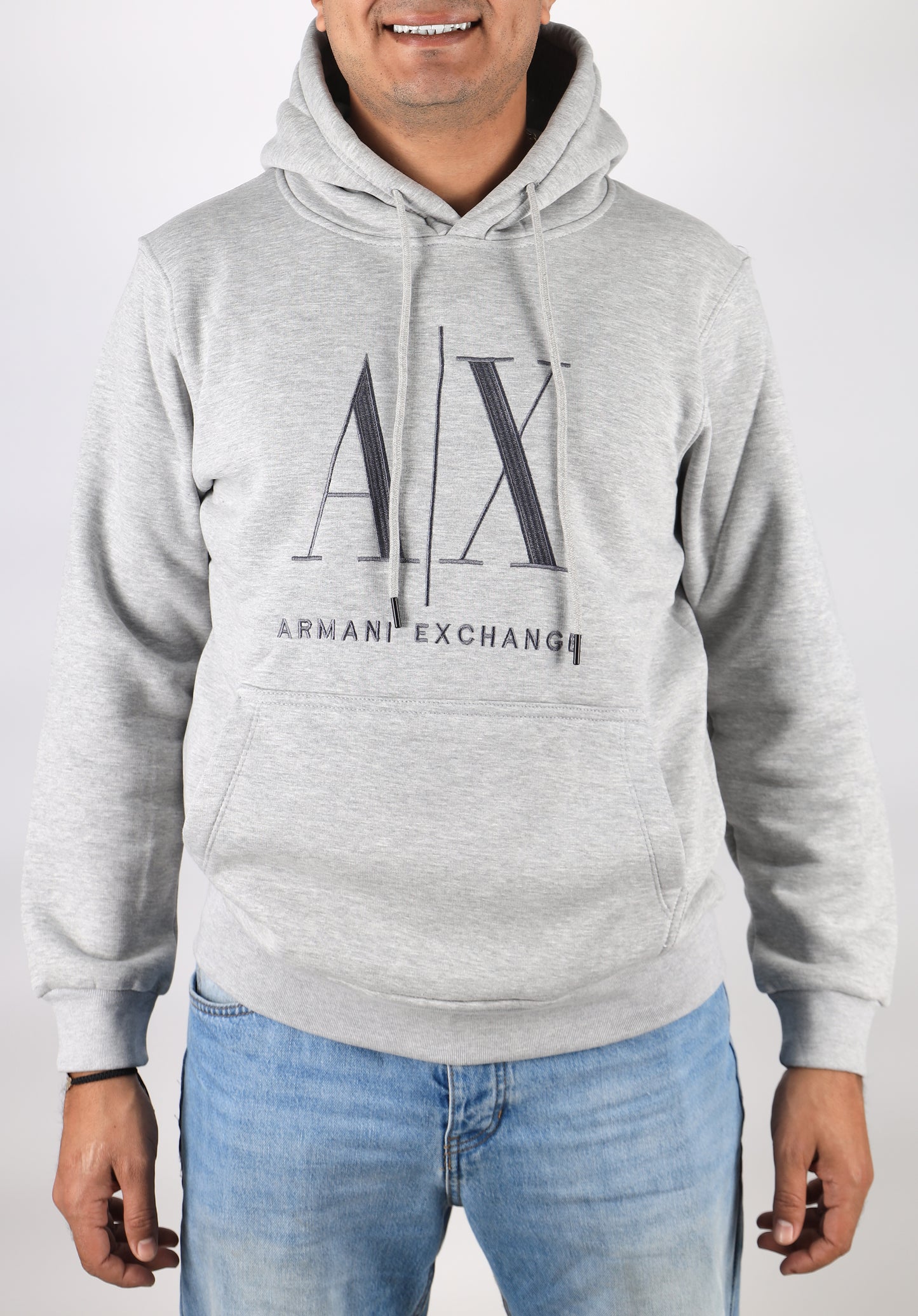 Men Hoodies A/X Melton - Gray