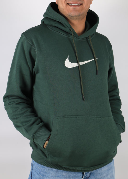 Men Hoodies Nike Melton - Green