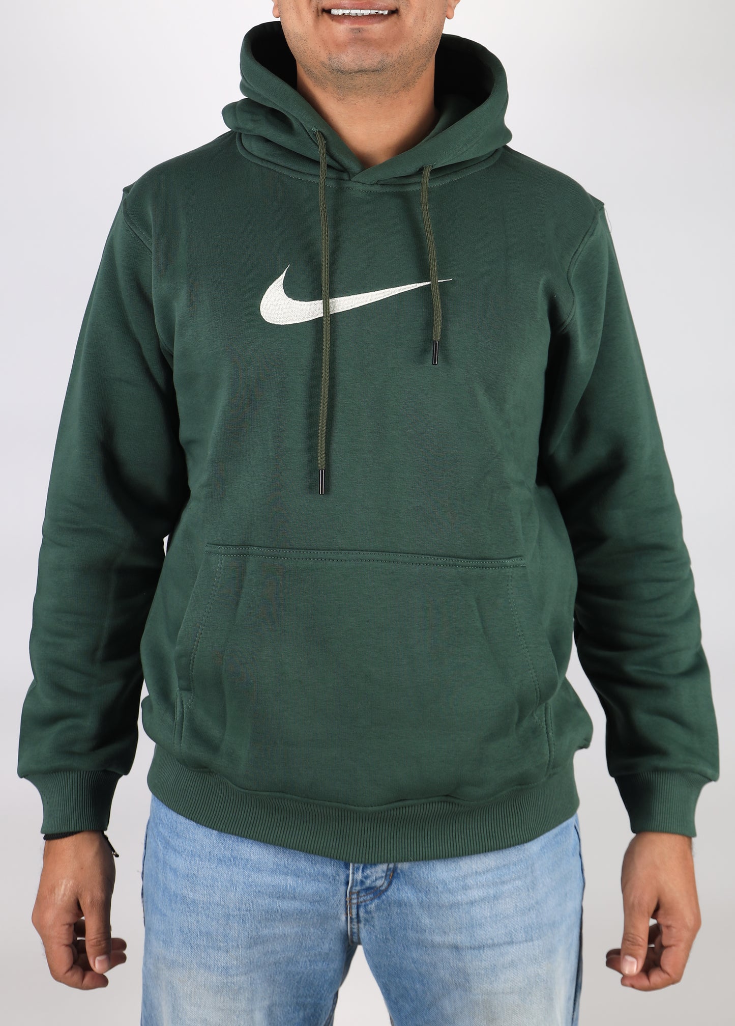 Men Hoodies Nike Melton - Green