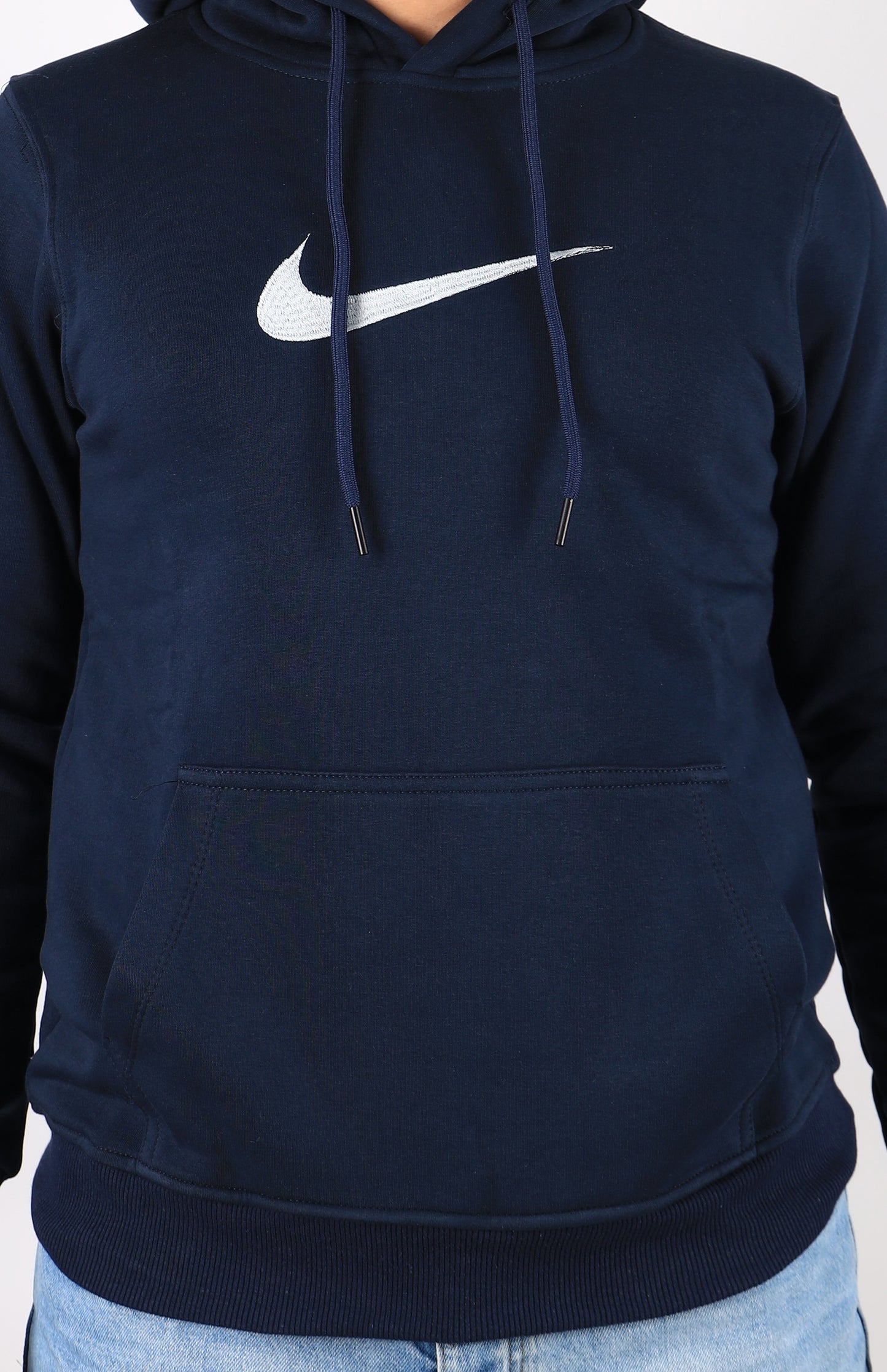 Men Hoodies Nike Melton - Dark Blue