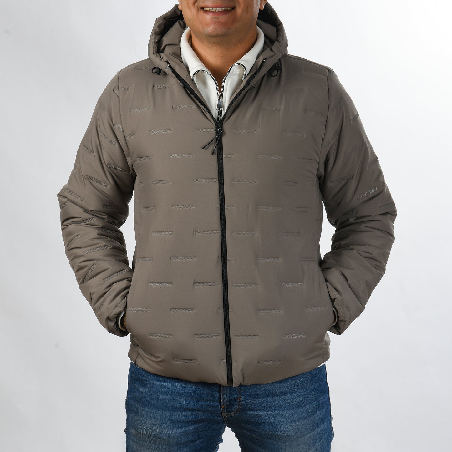 Men Puffer Jacket (Café)