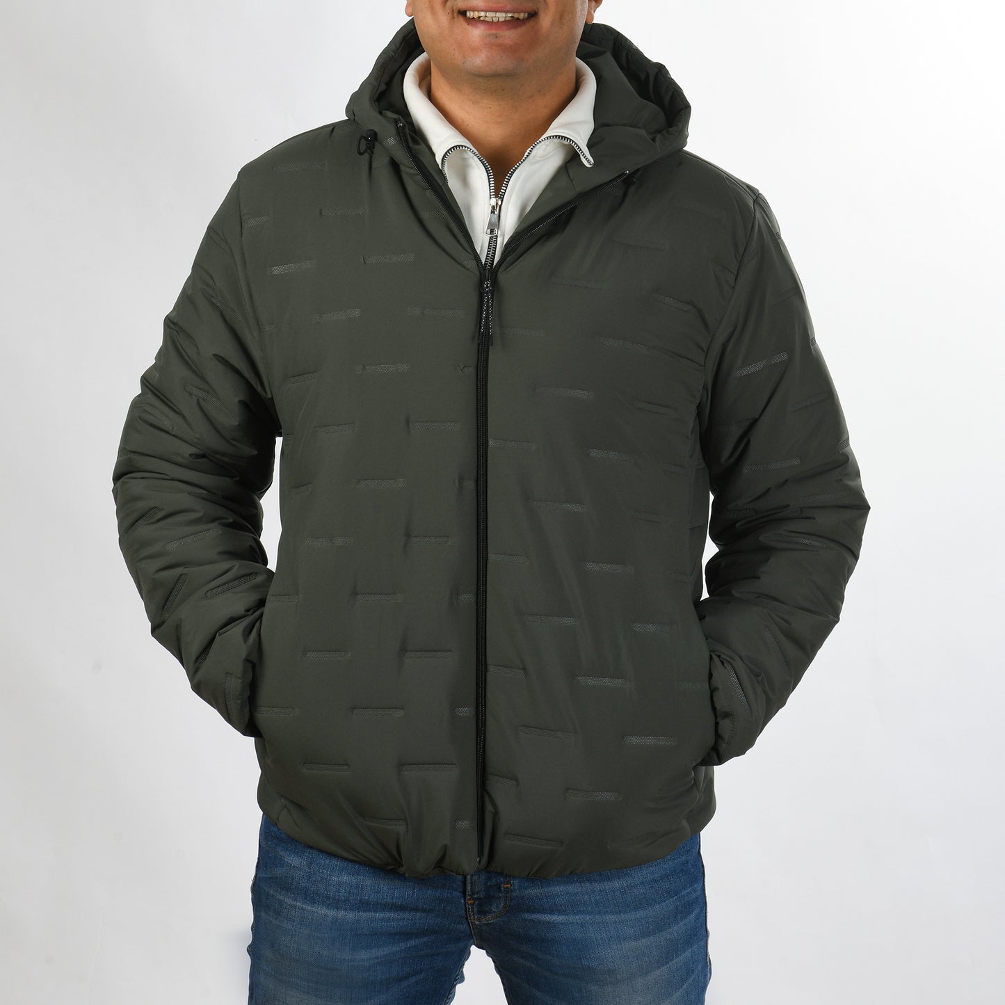 Men Puffer Jacket (Olive)