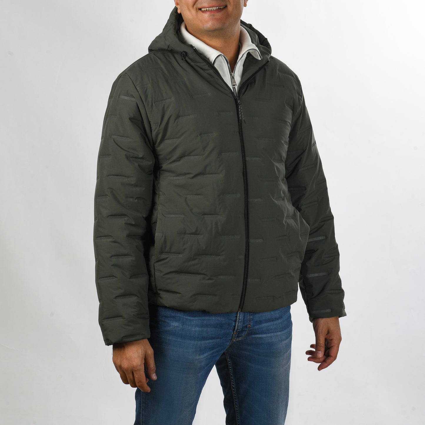 Men Puffer Jacket (Olive)