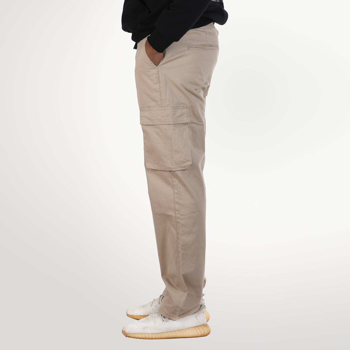 Men Pants Baggy Gabardine (Beige)