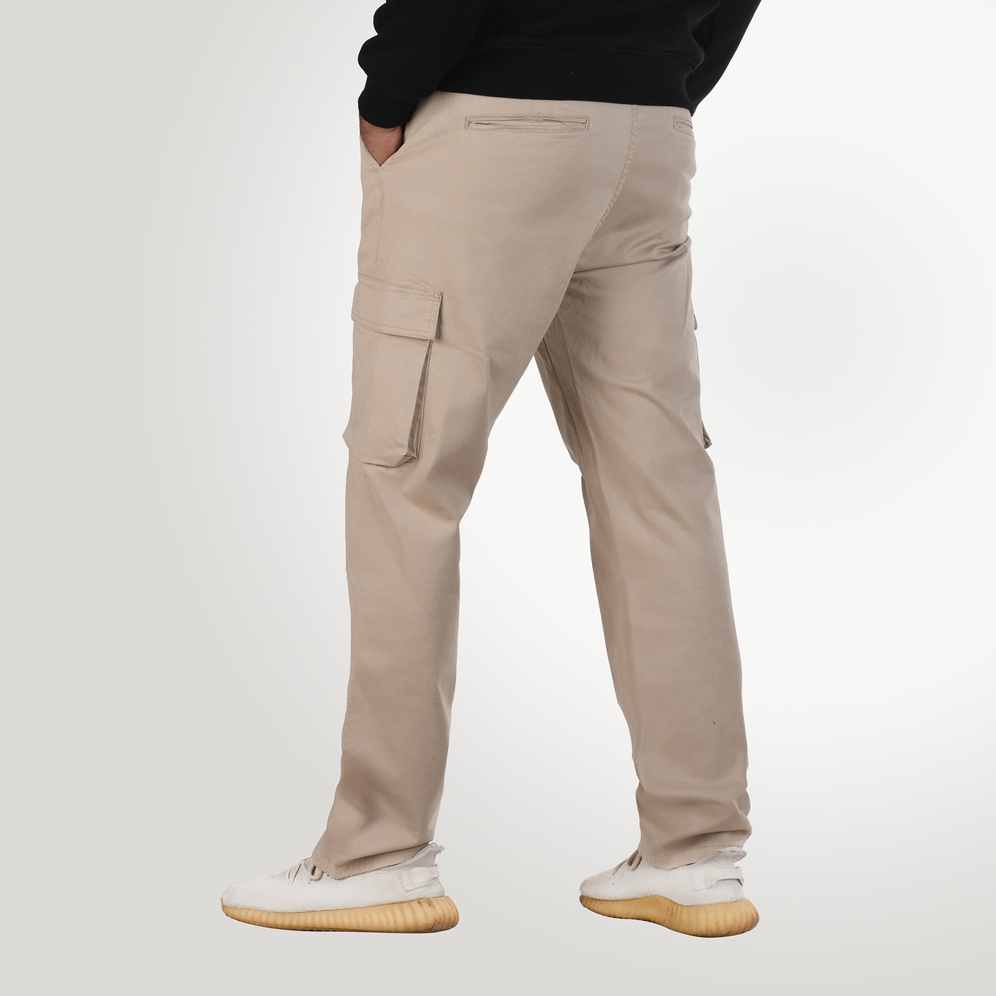 Men Pants Baggy Gabardine (Beige)