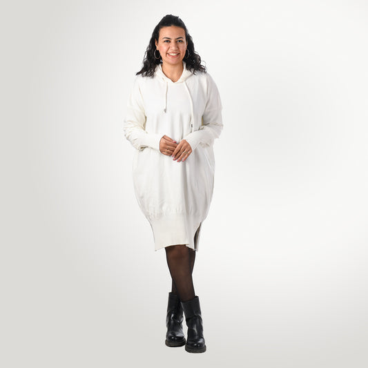 Women Long Sweater One Size (White)