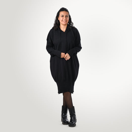 Women Long Sweater One Size (Black)