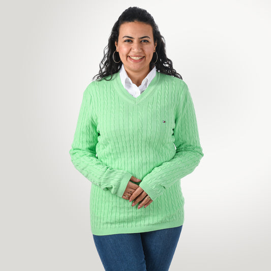 Women Pullover Tommy (Light Green)