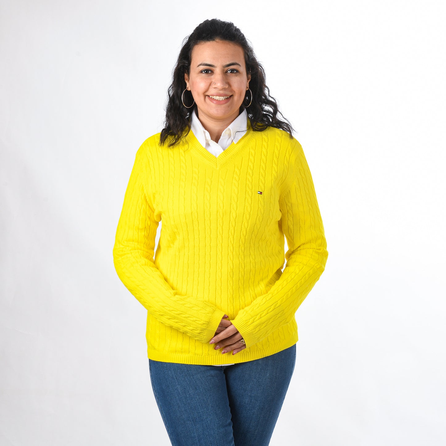 Women Pullover Tommy (Yellow)