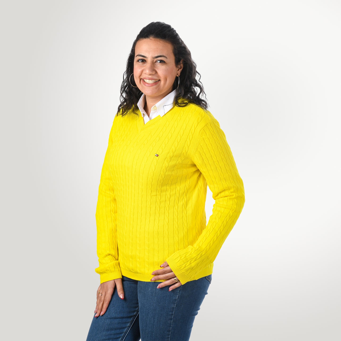 Women Pullover Tommy (Yellow)