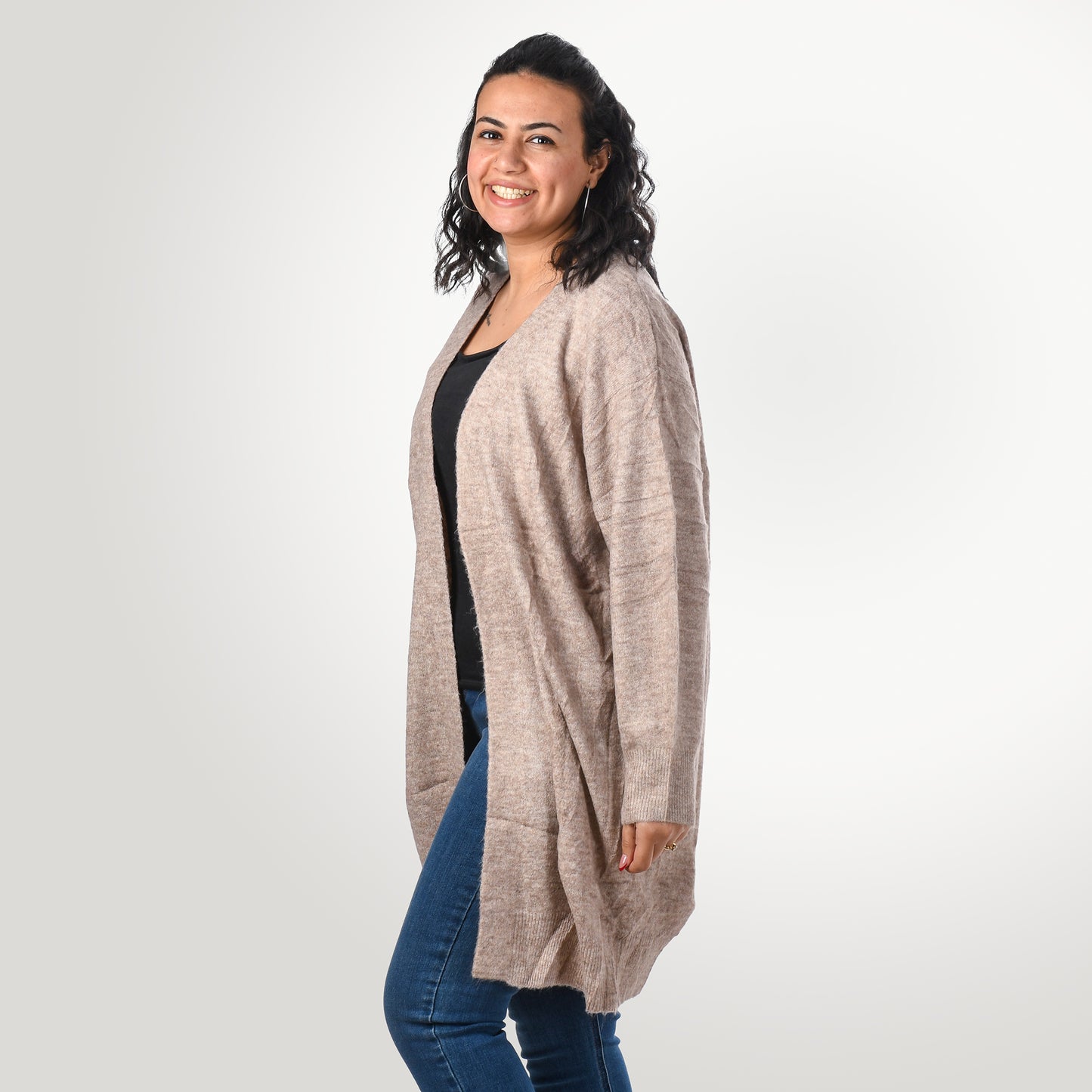 Women Cardigan (Beige)