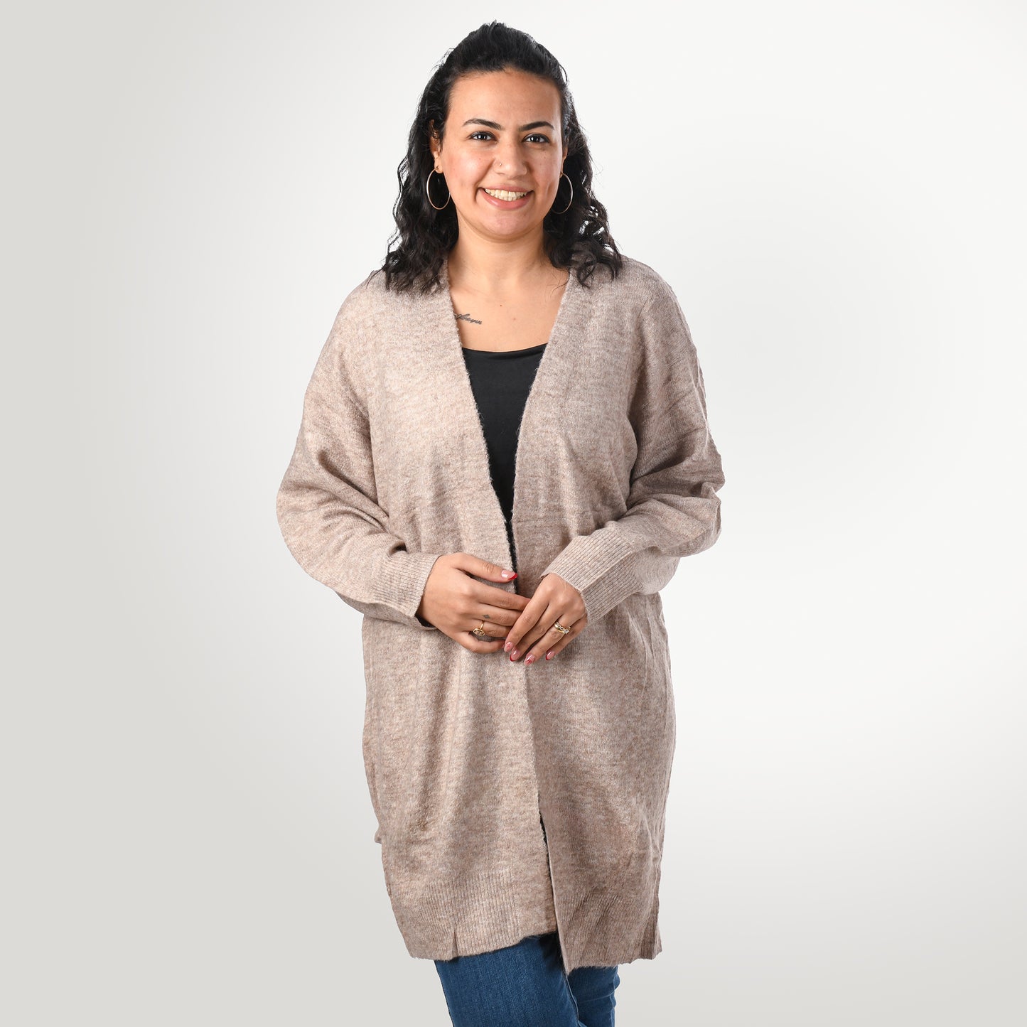 Women Cardigan (Beige)