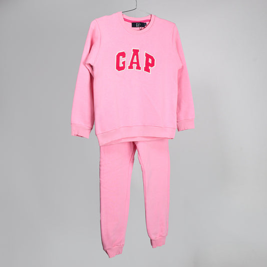 Girls Set GAP padded melton Pink