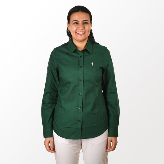 Women Shirt RL Oxford - Olive