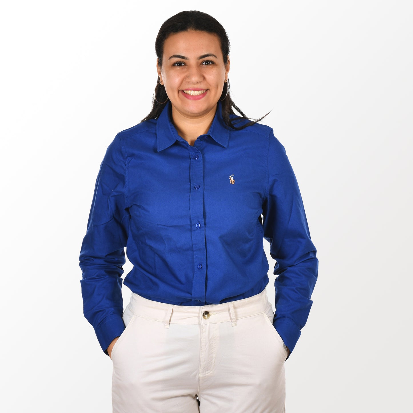 Women Shirt RL Oxford - Blue