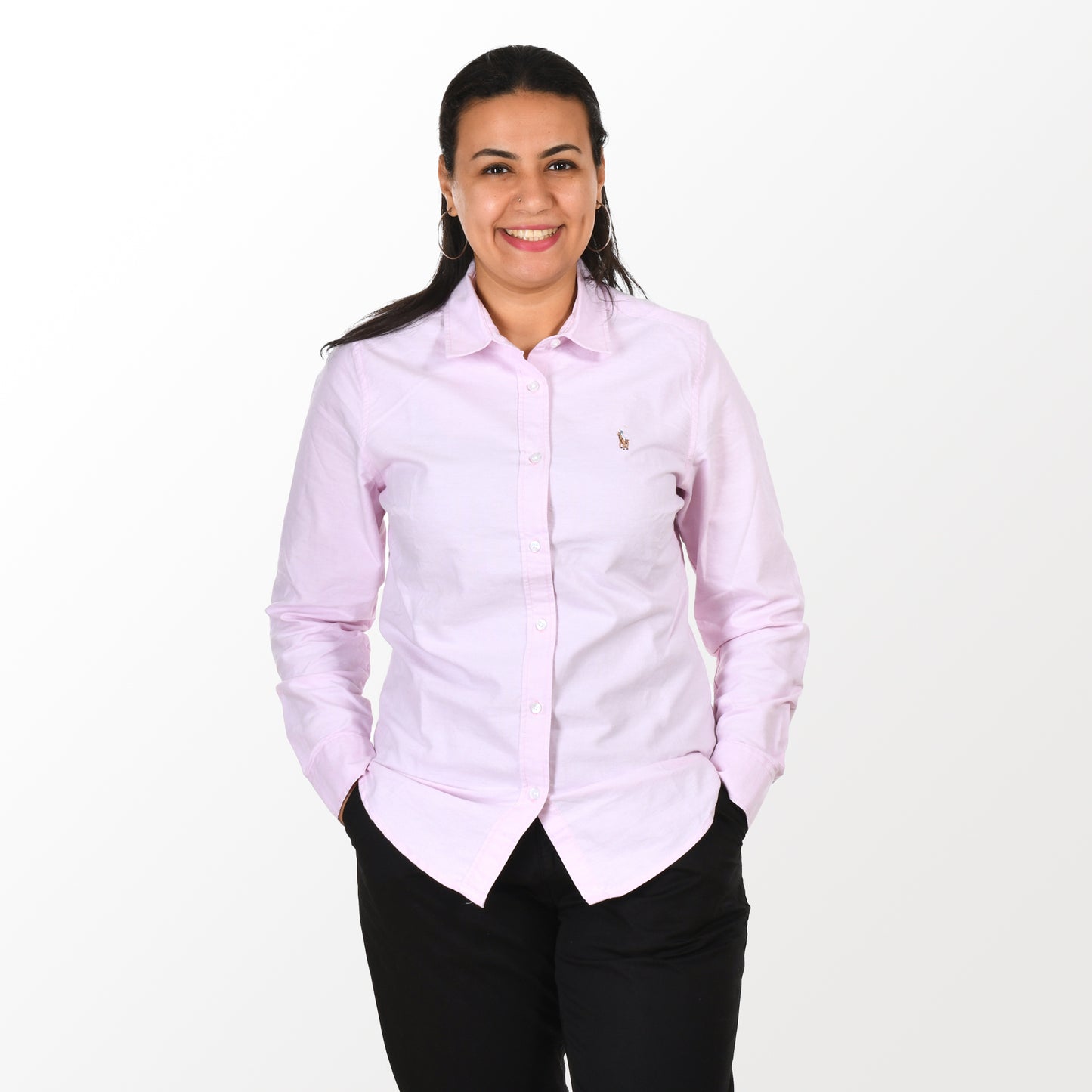 Women Shirt RL Oxford - Pink