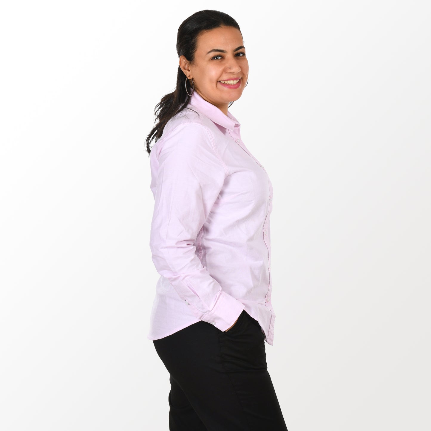 Women Shirt RL Oxford - Pink