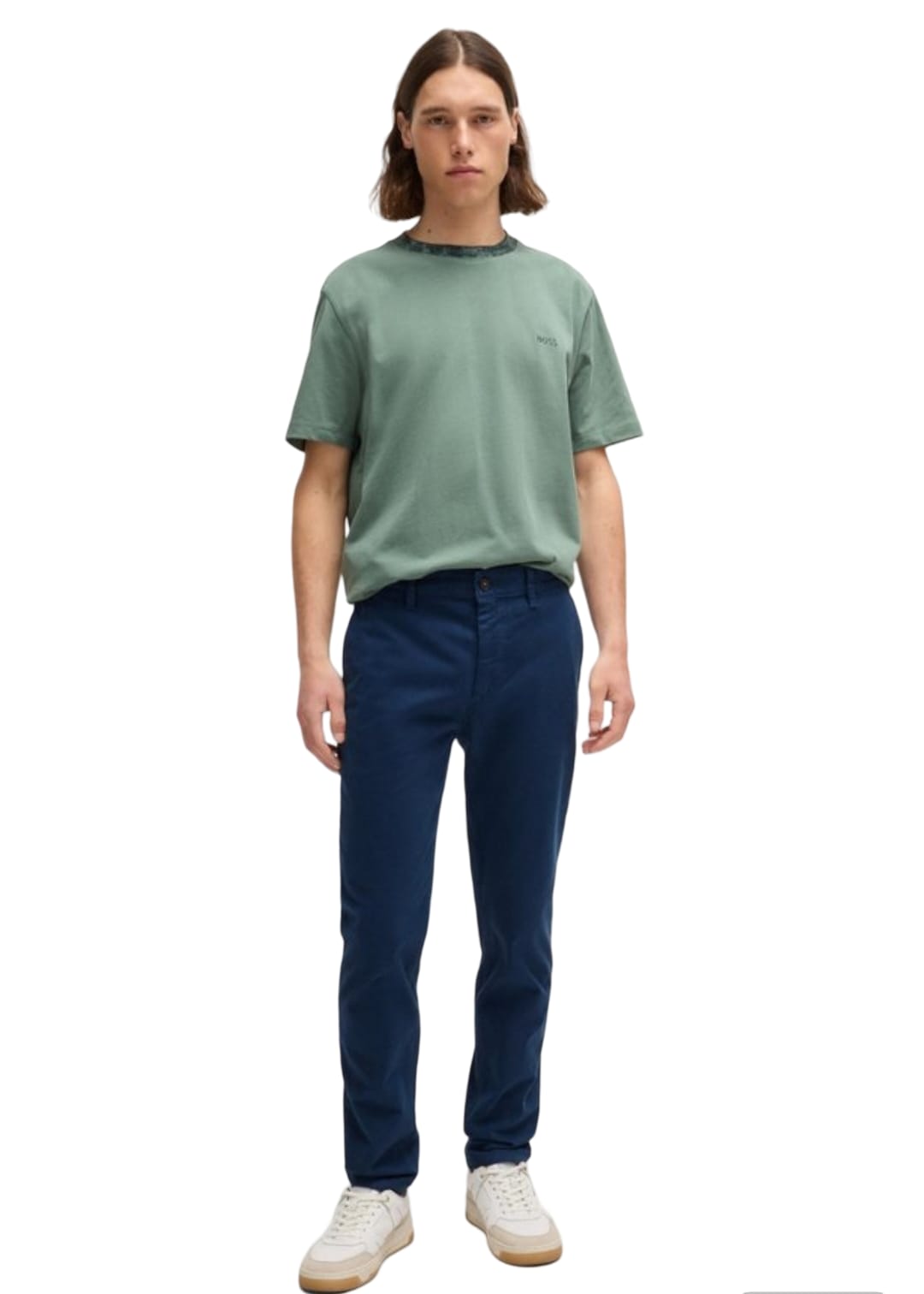 Men Boss pants Gabardine (Blue)