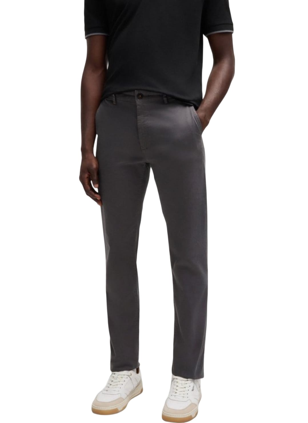 Men Boss pants Gabardine (Dark Gary)