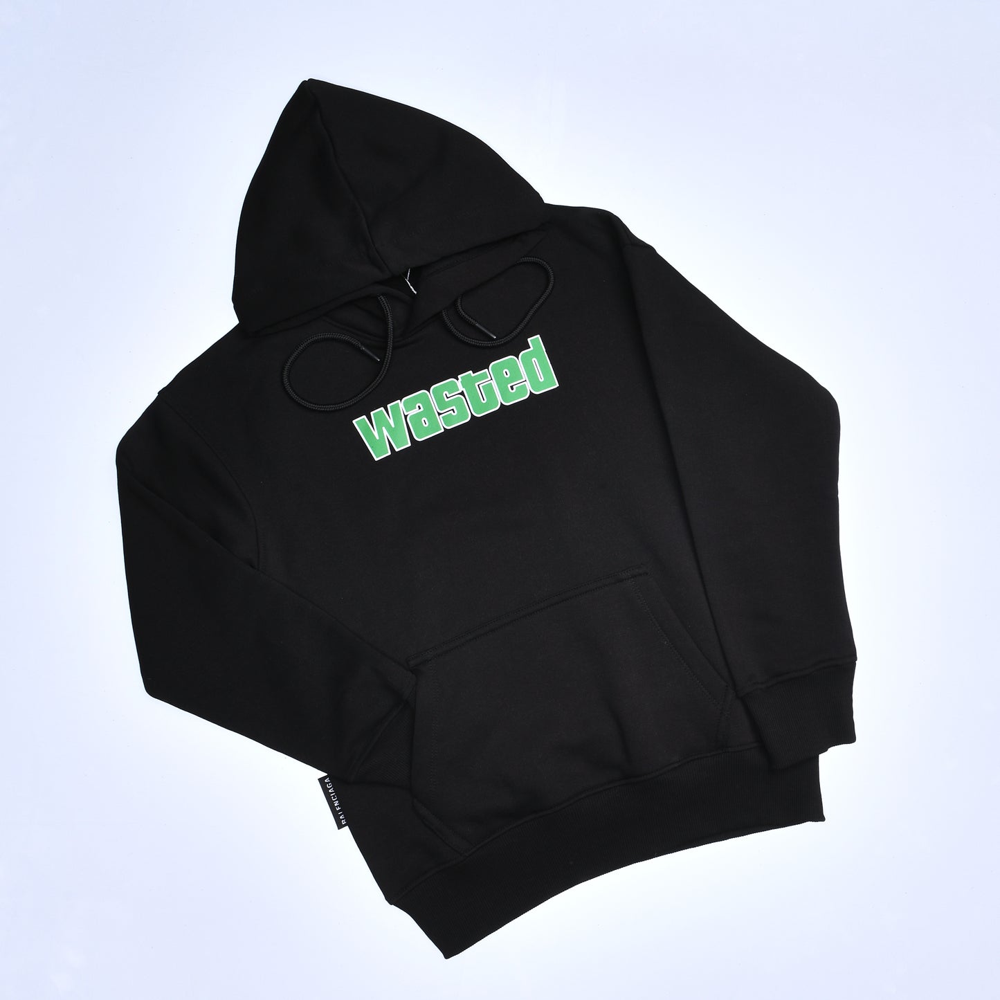 Kids Hoodie Wasted Over Size (Black)