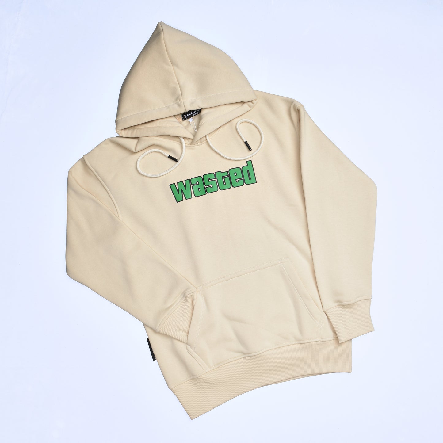 Kids Hoodie Wasted Over Size (Beige)