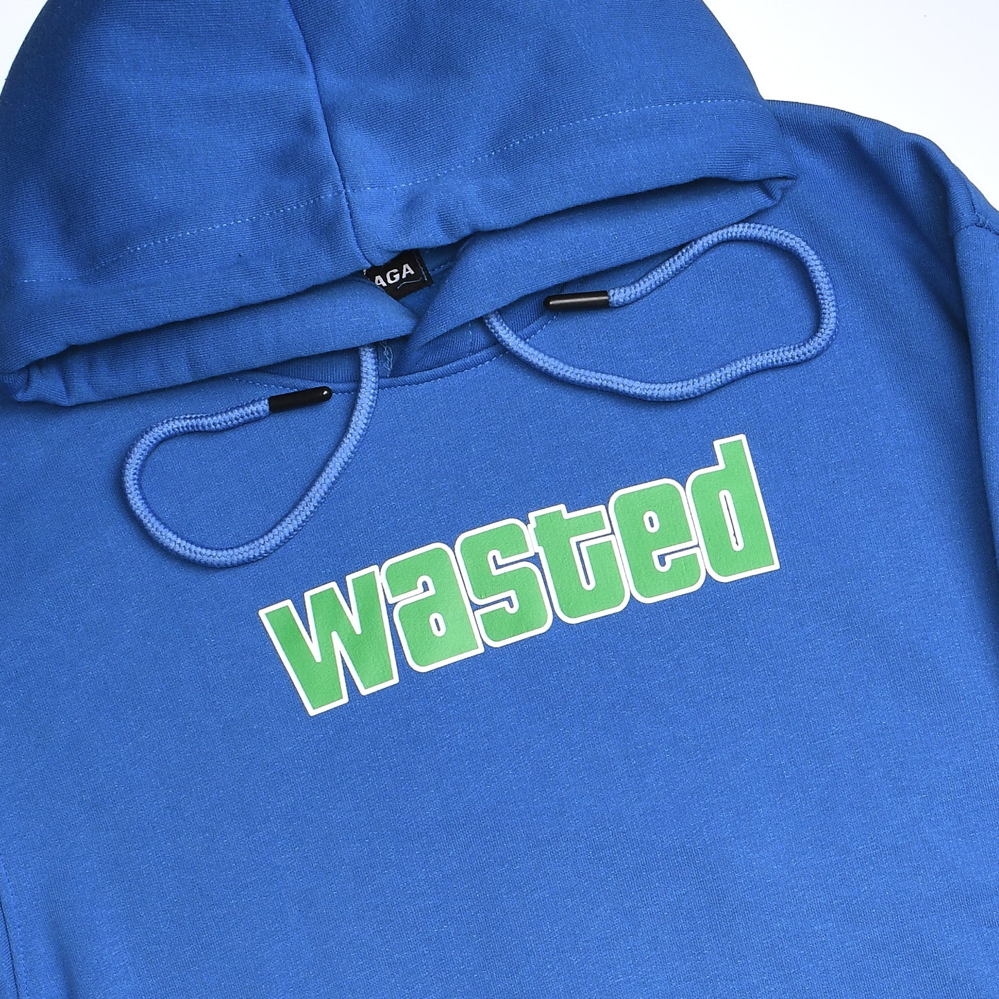 Kids Hoodie Wasted Over Size (Blue)