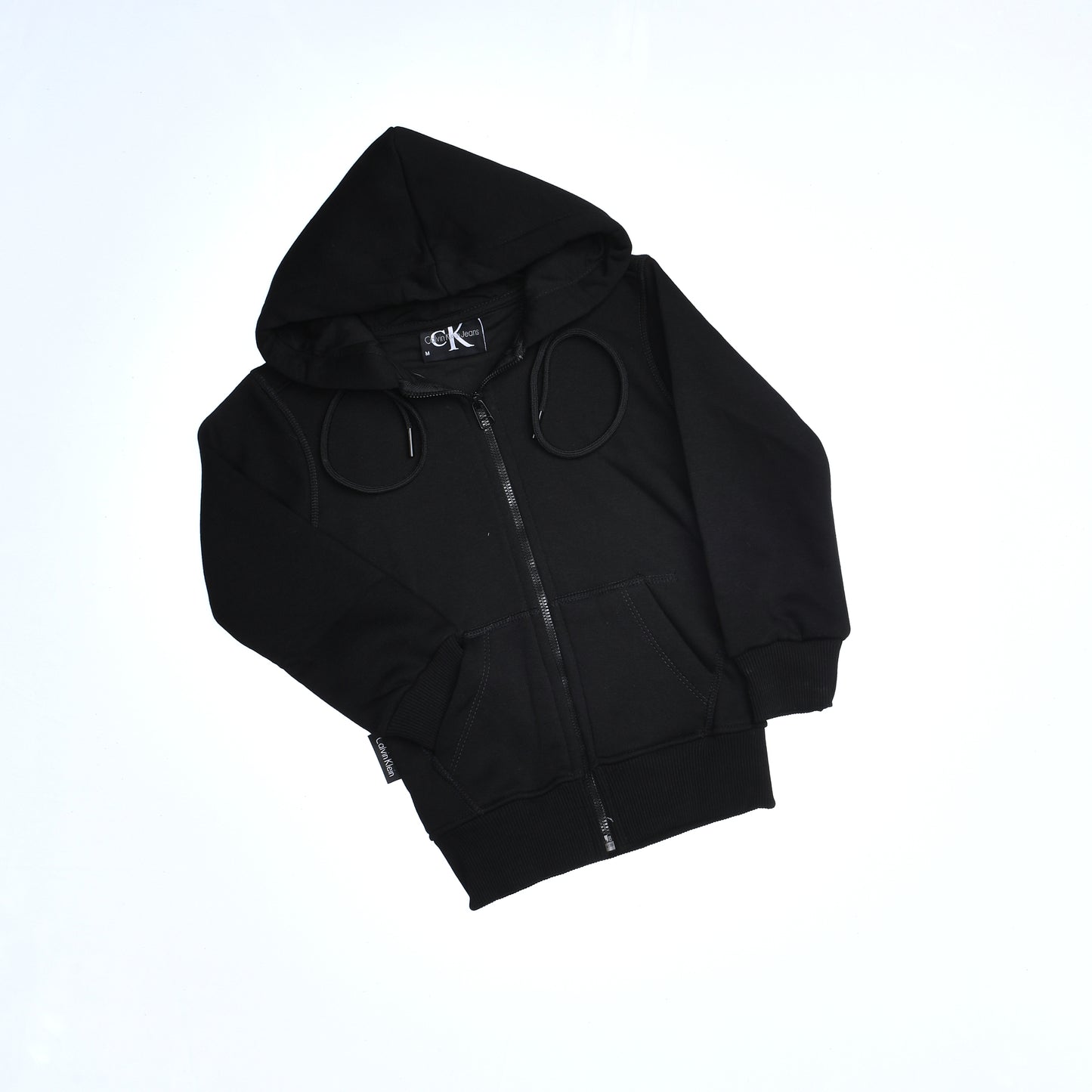 Kids Hoodie Zipper Basics (Black)