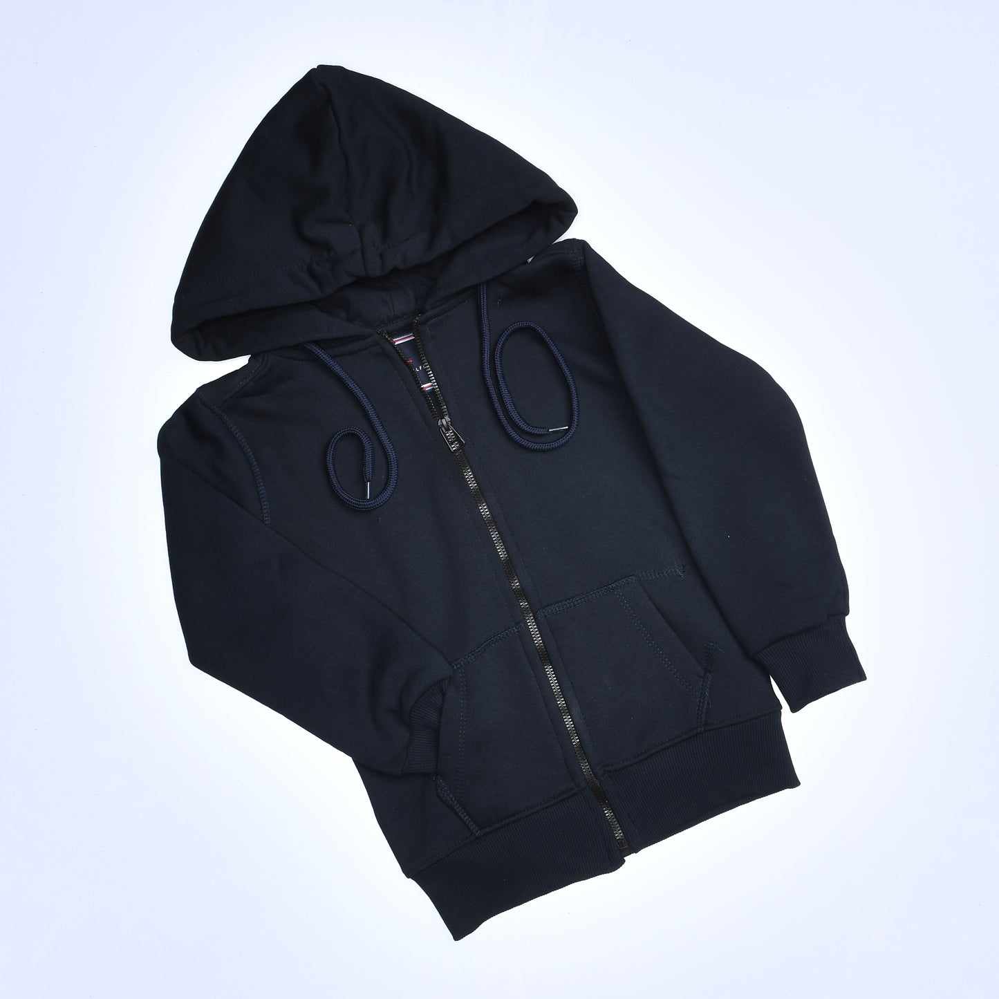 Kids Hoodie Zipper Basics (Blue)