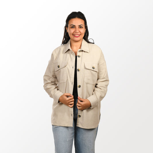 Women Shirt Gogh Defector - Beige