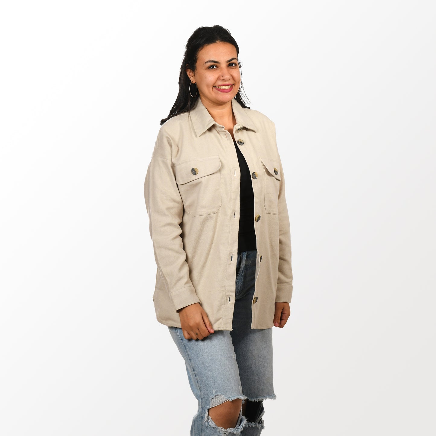 Women Shirt Gogh Defector - Beige