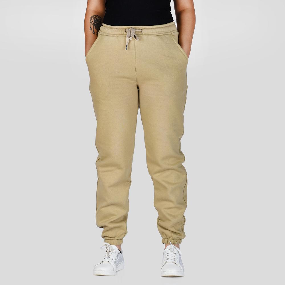 Women Sweat Pants Zara Melton Beige